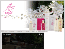 Tablet Screenshot of fleurdecafe.com